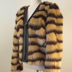 Faux fur jacket